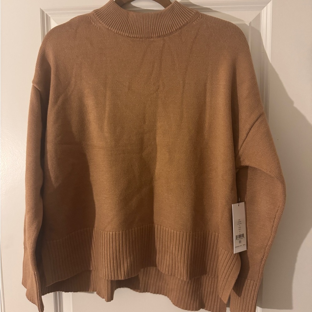NEW DKNY Camel Knit Sweater